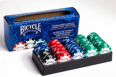 Bicicletta - fiches da poker - 8 grammi - argilla - 100 pezzi