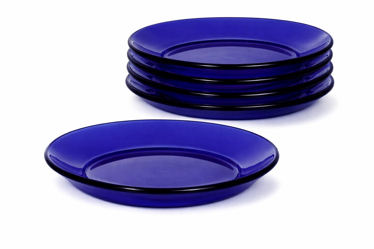 Plato de postre Duralex lys saphir azul ø 19 x 2 cm