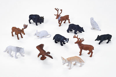 Mojo Wildlife Mini Forest Animals Set, 12dlg. 380054