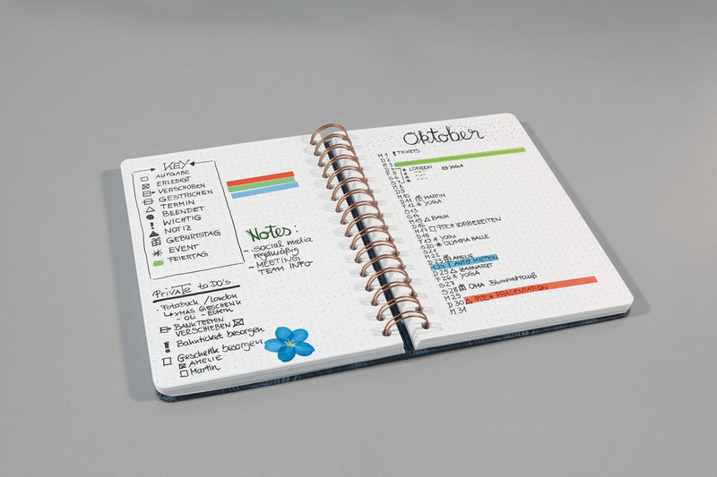 Sigel - quaderno a spirale - a5 - jolie - copertina rigida - 240 pagine - pois - carta 120 grammi - sweet dots - si-jn601
