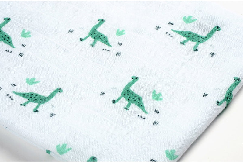 Paños Béaba ele – juego de 3 paños tetra – paño 100% algodón orgánico – 70×70 cm – muselina ultrasuave transpirable – incluye caja de regalo de lujo – verde jurásico