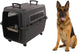 Flamingo travel crate dog – car crate – transport box dog xxl 101x67x81 cm – transport cage lanta dark gray
