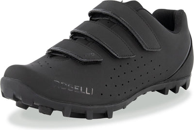 Rogelli ab-650 zapatillas mtb para hombre y mujer - zapatillas de ciclismo bicicleta de montaña - negro - talla 39