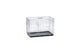 Jaula para perros Beeztees m - banco - plegable - 2 puertas - galvanizada - 81x55,5x61,5 cm