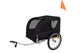 Rimorchio per bicicletta Flamingo Tybalt – nero, 76 × 57 × 65,5 cm | adatto per bicicletta elettrica