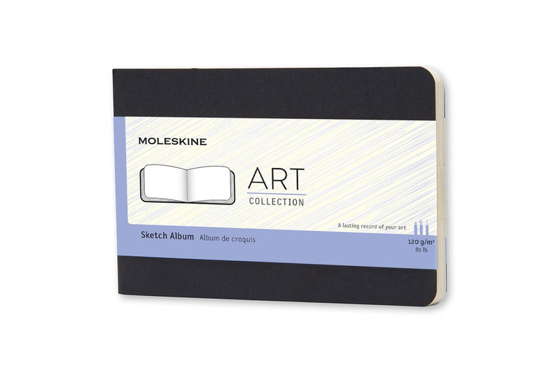 Album di schizzi Moleskine - tascabile - copertina morbida - nero