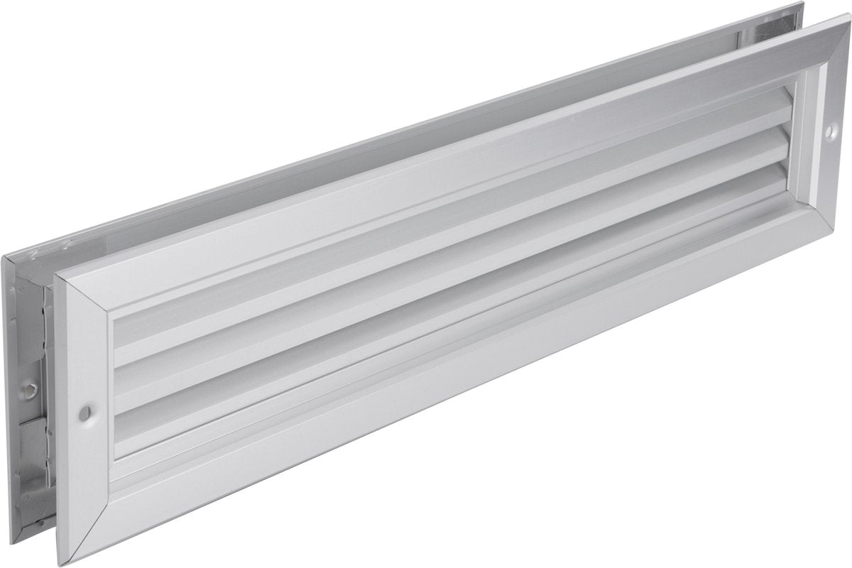 Starx deur rooster - 470 x 121 mm - geanodiseerd aluminium f1