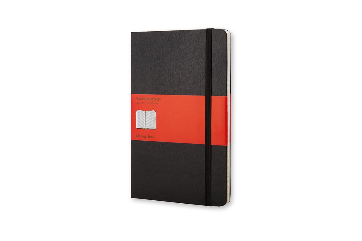Moleskine address book - pocket - hardcover - black