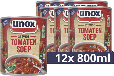 Lattina per zuppa di pomodoro Hearty Unox (12x 0,8 litri)
