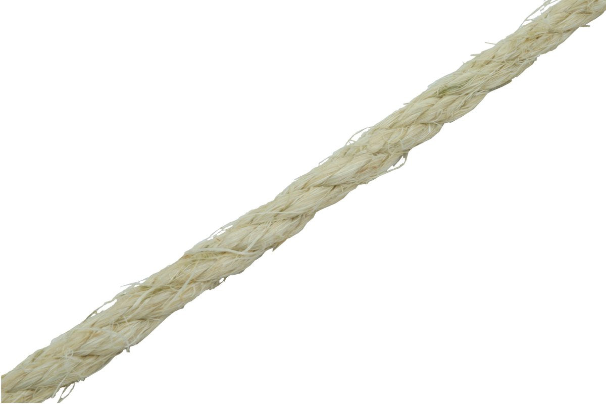 Starx poes krab paal touw. sisaltouw. kat. 10mtr lang x 6mm. dik.