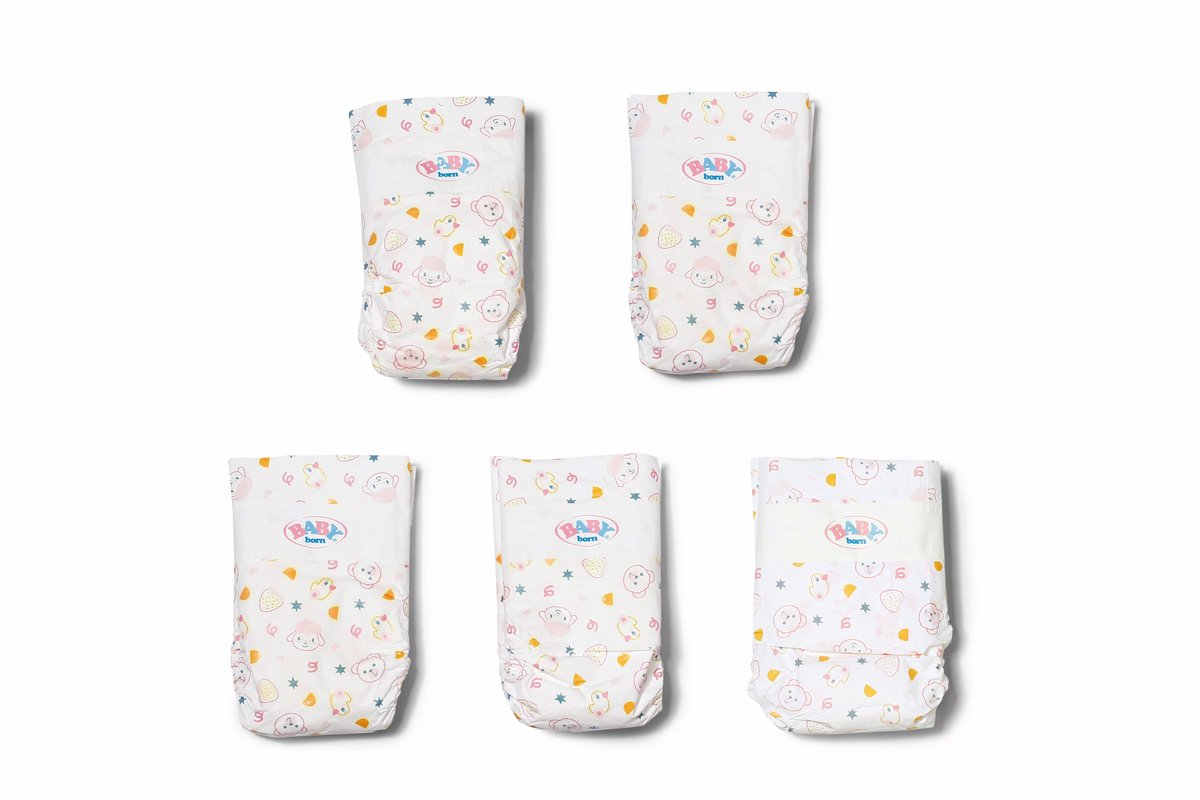 Baby Born Nappies 43 cm 5 Pack