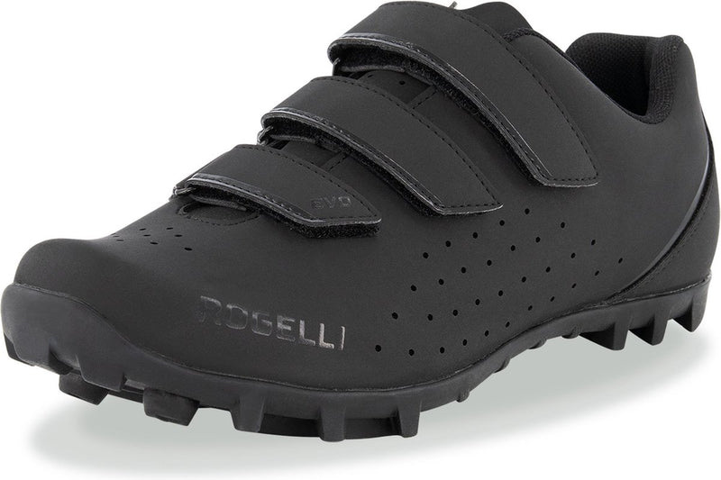 Zapatillas mtb rogelli ab-650 para hombre y mujer - zapatillas de ciclismo bicicleta de montaña - negro - talla 41