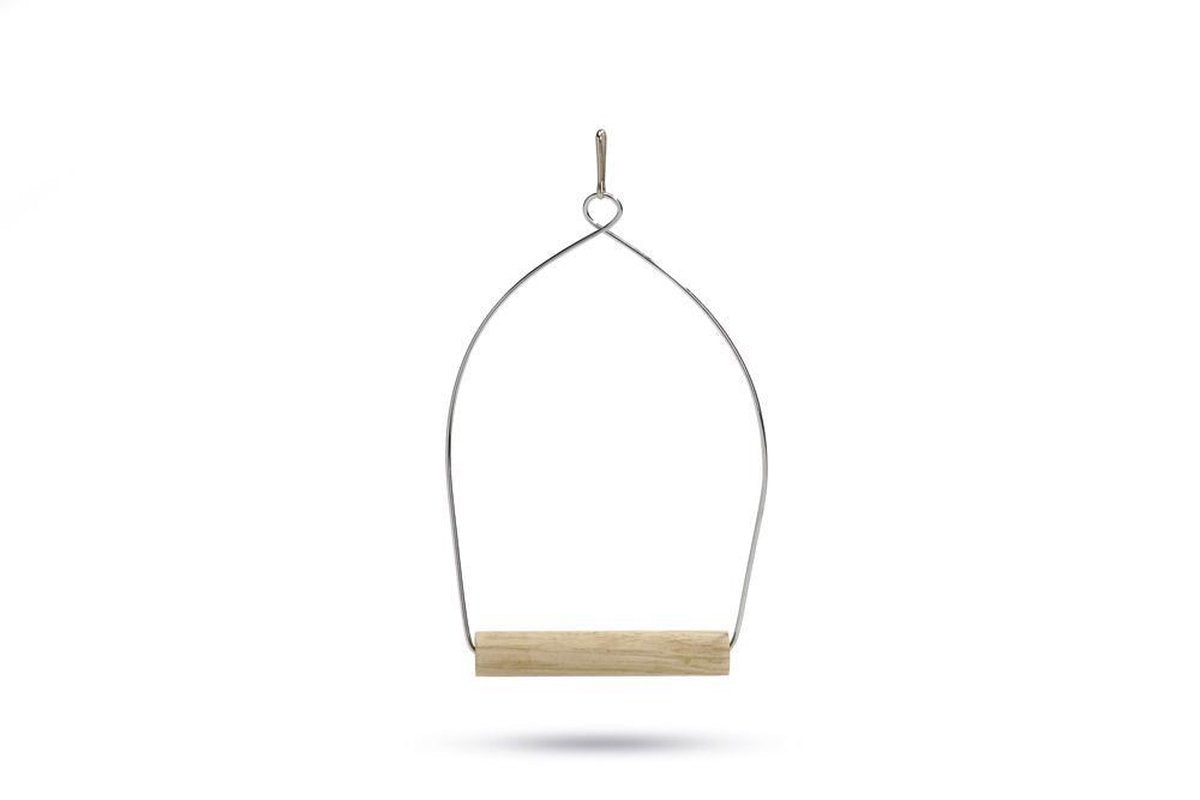 Pappagallo altalena Beeztees - giocattolo per uccelli - 16x24 cm