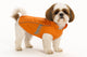 Cappotto per cani Flamingo - impermeabile per cani - impermeabile per cani con riflesso - impermeabile pomi arancione - 35 cm