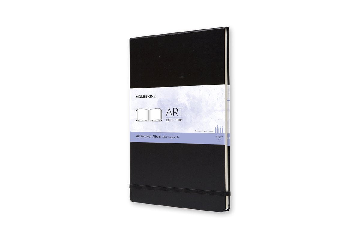 Álbum de acuarela artística Moleskine - a4 - tapa dura - negro