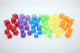 Cubi colorati trasparenti Tickit - set da 54