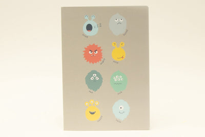 Ancor schrift b'log play me monsters a4 lijn 48 vel 90 grams pp cover - an-128031