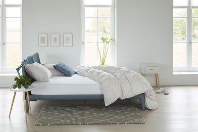 Beddinghouse - jersey - topper hoeslaken - 200x220 cm - wit