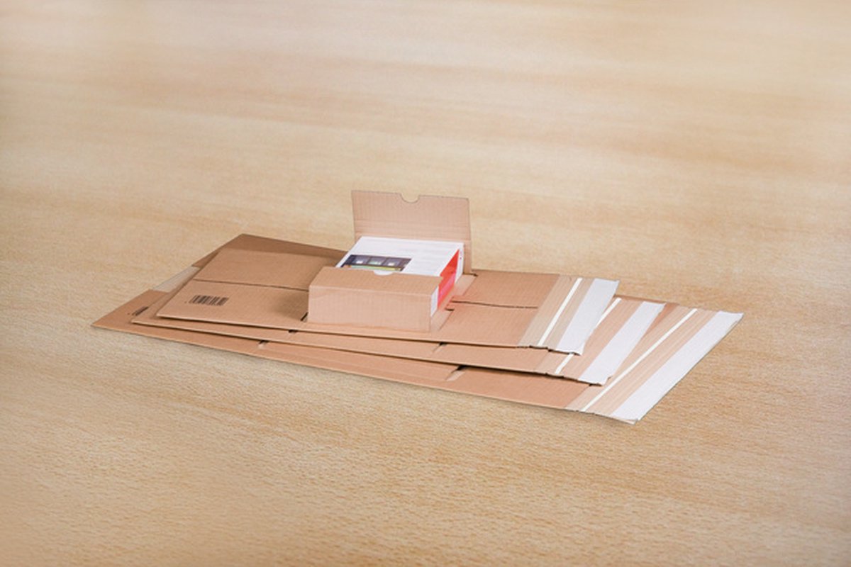 Confezione wrapper Raadhuis - 249x165x60mm - a5+ - marrone - 10 pezzi - rd-351156-10