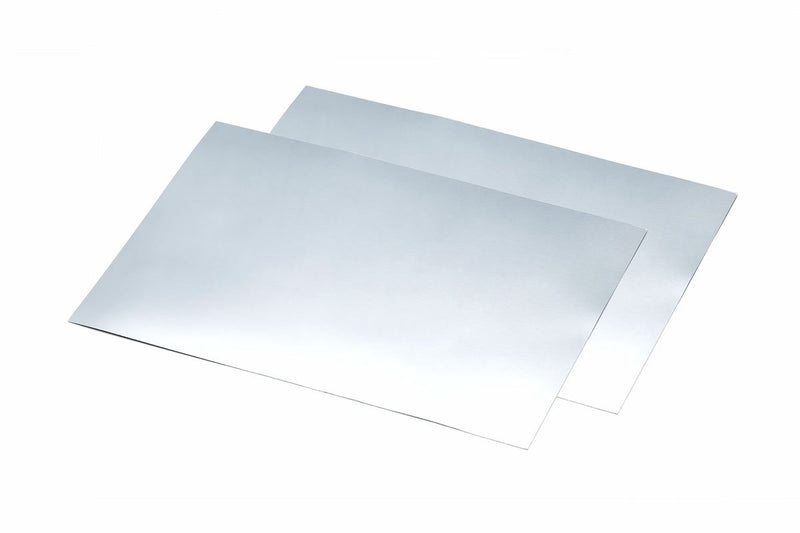 Decorazione per modellismo Tamiya - 87226 adesivo in alluminio ultrasottile - 100x144 mm - spessore 0,01 mm - 2 fogli di pellicola