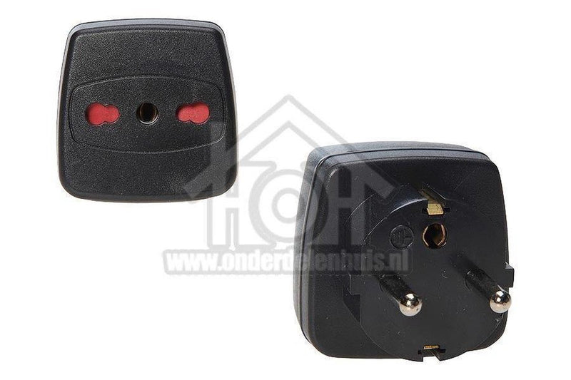 Adaptador de viaje Brennerstuhl Italia => conectado a tierra