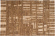 Woood ian hand-woven rug - wool - brown 170x240 cm