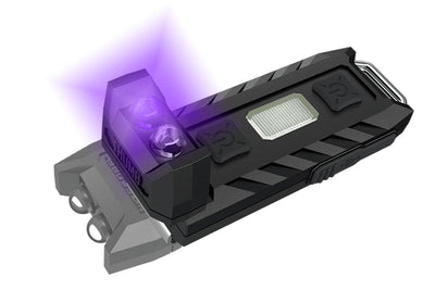 Nitecore pulgar leo uv llavero lámpara recargable