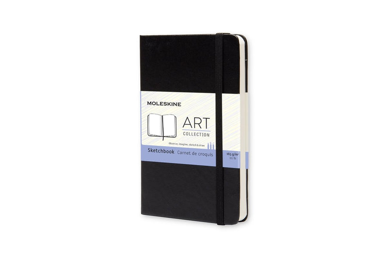 Quaderno da disegno Moleskine - tascabile - copertina rigida - nero