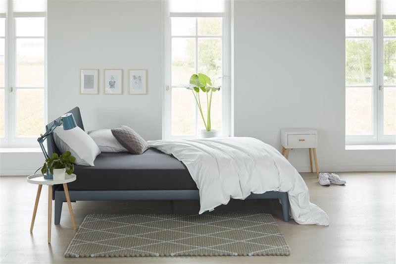 Beddinghouse - jersey - topper diviso - lenzuolo con angoli - 140x220 cm - antracite