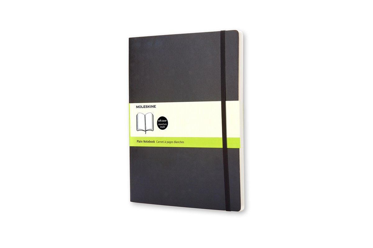 Taccuino Moleskine XL copertina morbida vuota nero