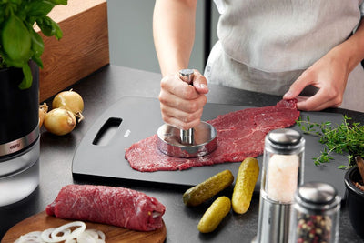 Martello per carne Gefu Tampa in acciaio inox - tritacarne per cotolette e involtini - qualità professionale - lavabile in lavastoviglie