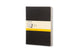 Moleskine cahier journals - extra large - geruit - zwart - set van 3