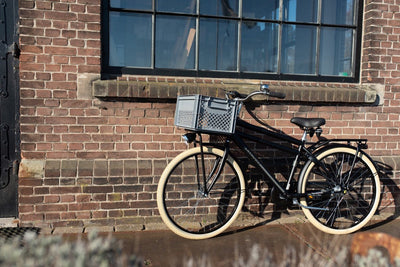 Fastrider bicycle crate medium gray