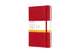 Cuaderno clásico Moleskine - grande - tapa dura - rayado - rojo