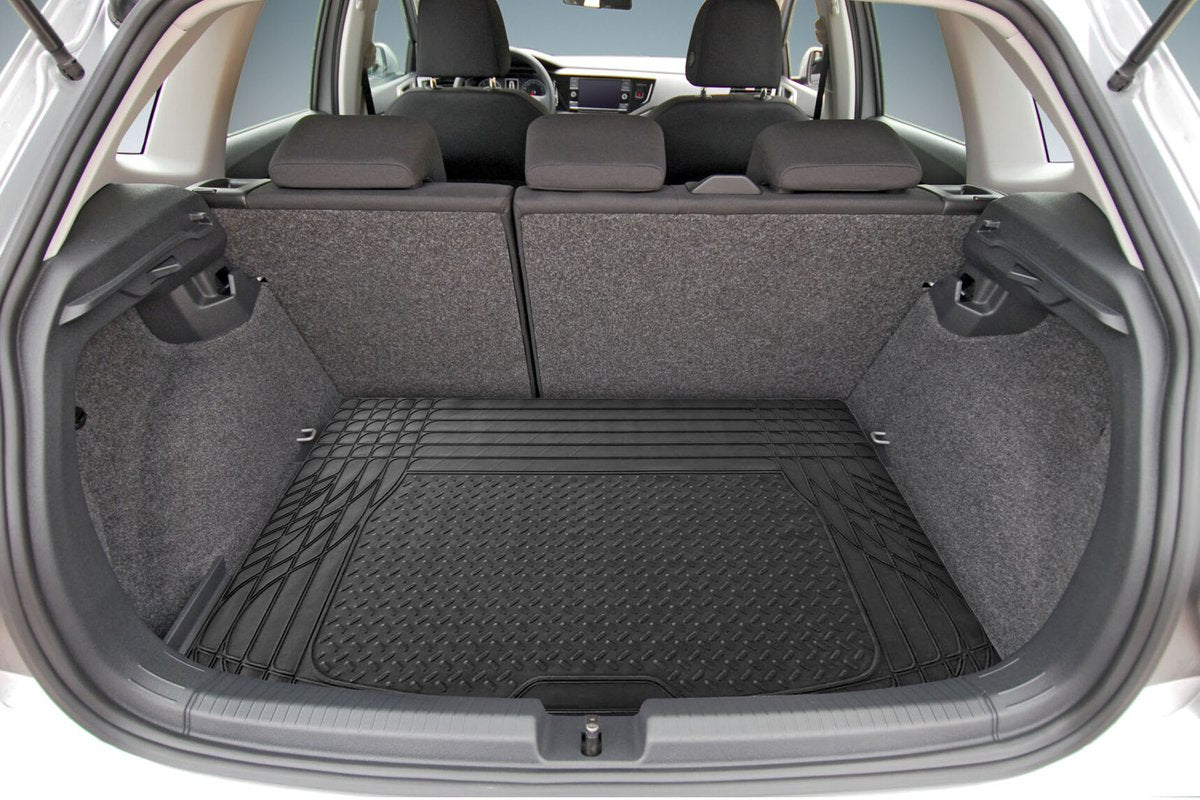 Carpoint tpe kofferbakmat - afmeting 120x80cm - zware kwaliteit - bescherming tegen vuil, modder, zand, sneeuw of water - eenvoudig op maat te snijden