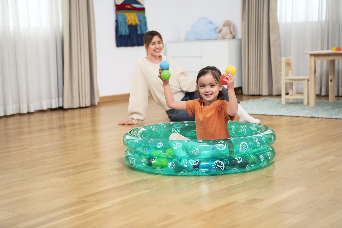 Piscina de juegos inflable con piscina de bolas Bestway® Splash Play con 50 bolas de juego