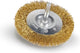 Cepillo de disco Kreator para taladro ø 75 cobreado eje 6mm (krt150110)