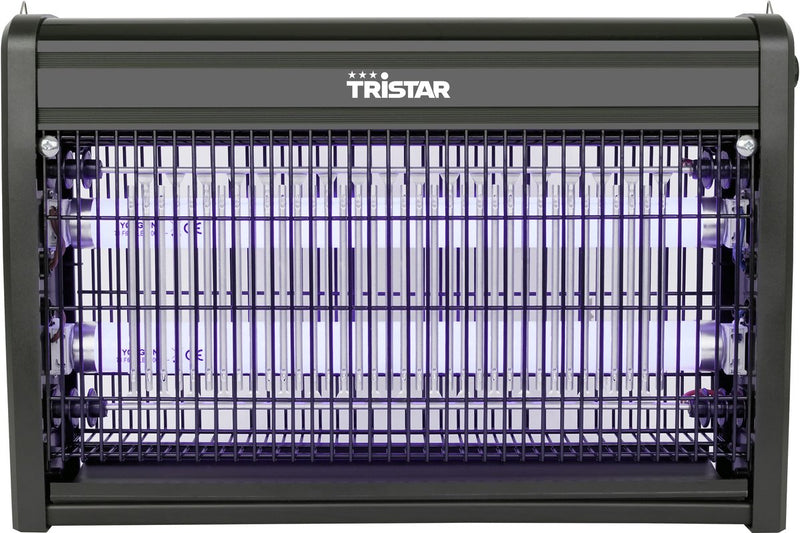 Tristar IV-3721 - lámpara insectos 12w - Lámparas LED UV - fácil de colgar - bandeja recolectora extraíble