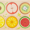 Fratture di puzzle di frutta in legno del mondo classico, 22dlg.