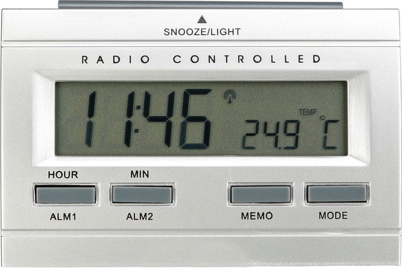Sveglia radiocontrollata Nexttime - display data e temperatura - technoline wt 87