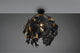 Rl live your light reality leavy - lampada da soffitto - nero opaco - escl. 1x e27 28 w - montaggio a soffitto - protezione schema