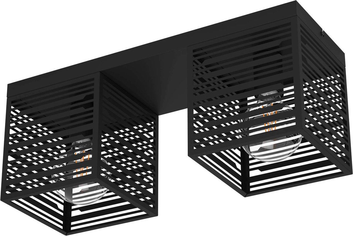 Eglo piedritas plafondlamp - e27 - 51,5 cm - zwart