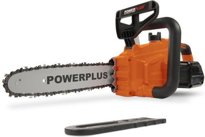 Motosierra inalámbrica Powerplus dual power POWDPG7570 - Sierra de podar a batería de 20 V, sin batería ni cargador, hoja de sierra de 30 cm, lubricación automática de cadena, herramientas de jardín