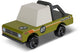 Candylab Toys Candycar Toons - Recogida de gatos de arena - Vehículo de madera - 3+