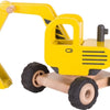 Excavadora de madera de goki amarillo
