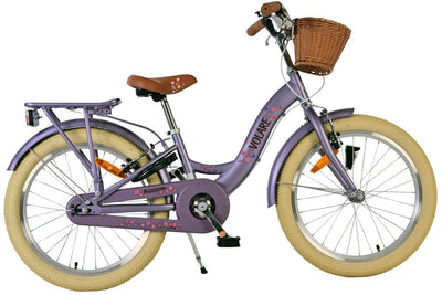 Volare Blossom Bicycle para niños - Niñas - 20 pulgadas - Púrpura - Dos frenos de mano