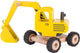 Excavadora de madera de goki amarillo