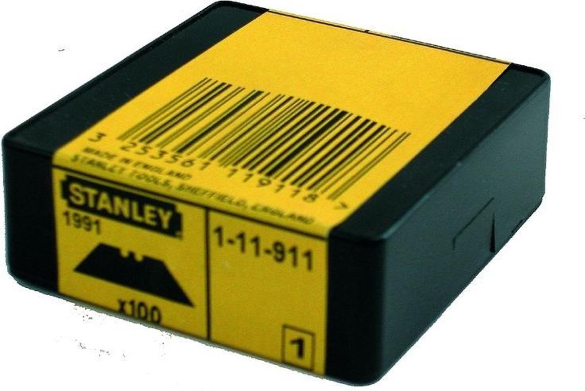 Lame di ricambio per utensili manuali Stanley 1991 senza fori - Dispenser da 10 pezzi - 1-11-911