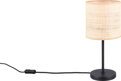 Rl live your light reality aimee - table lamp - black matt - excl. 1x e27 4 w - cord switch - casalum