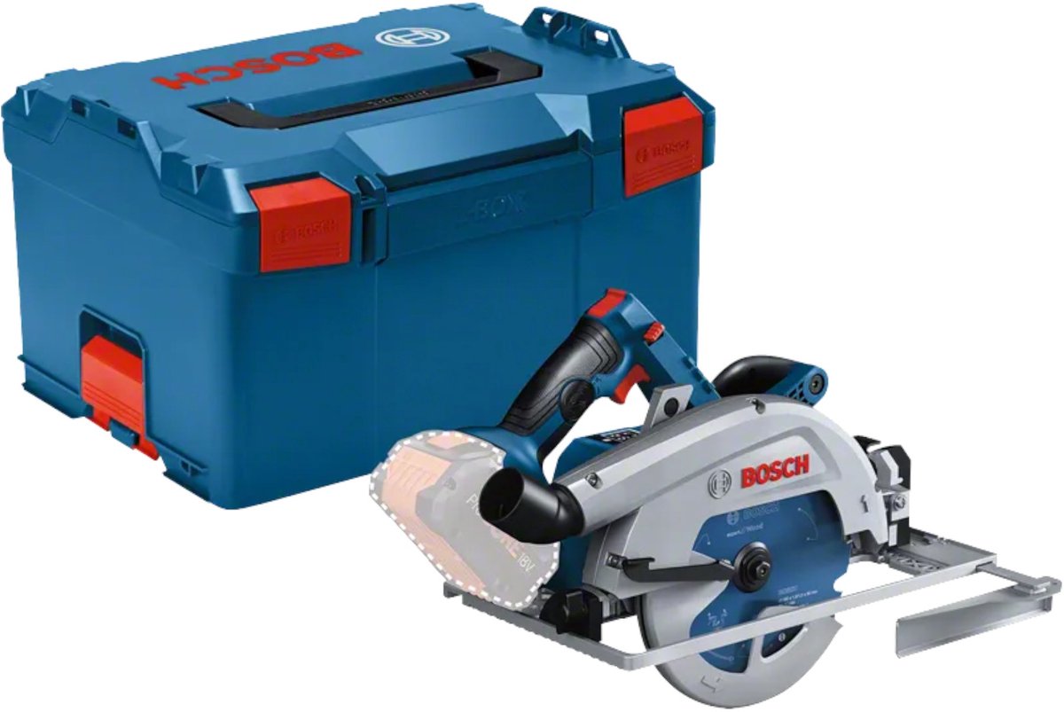 Sega circolare professionale a batteria Bosch Blue GKS 18V-68G | senza batterie e caricabatterie in l-boxx - 06016c9100